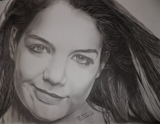 Katie Holmes Portrait